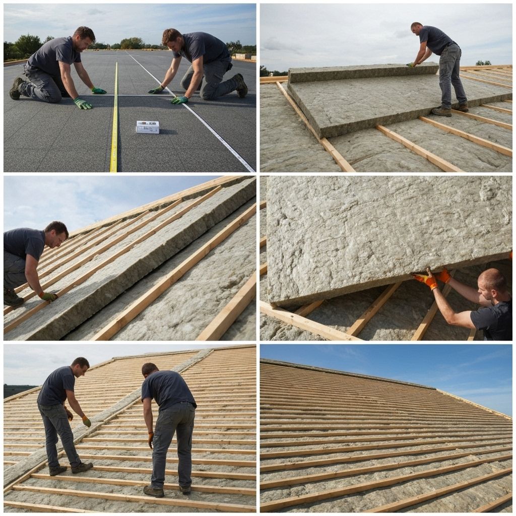 Proces de izolare acoperiș